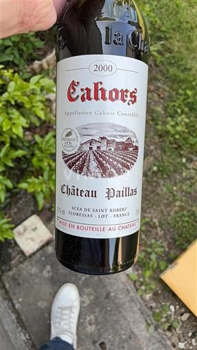South West Cahors Château Paillas 2000