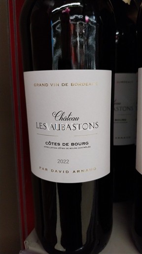 Bordeaux Côtes-de-bourg Château Les Aubastons 2022