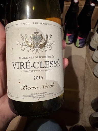 Burgundia Viré-clessé Pierre Nerol 2015