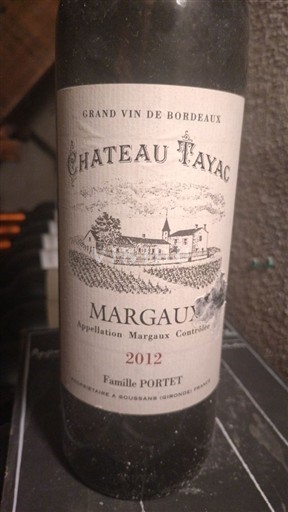 Burdeos Margaux Château Tayac 2012