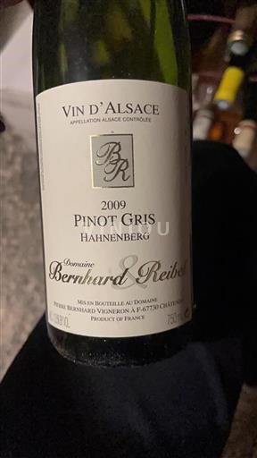 Alsace Grand Cru Bernhard & Reibel Hahnenberg 2009