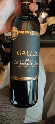 Bordeaux Saint-Émilion Grand Cru Galius 2021
