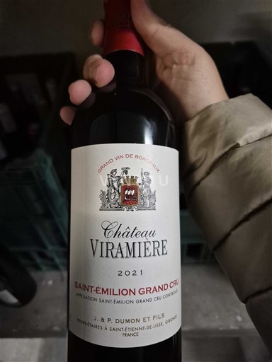 Bordeaux Saint-Émilion Grand Cru Grand Cru Château Viramière 2021