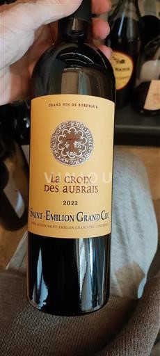 Bordeaux Saint-Émilion Grand Cru Grand Cru La Croix des Aubrais 2022