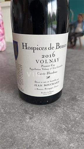 Bourgogne Ikke specificeret Premier Cru Hospices de Beaune Blondeau 2016