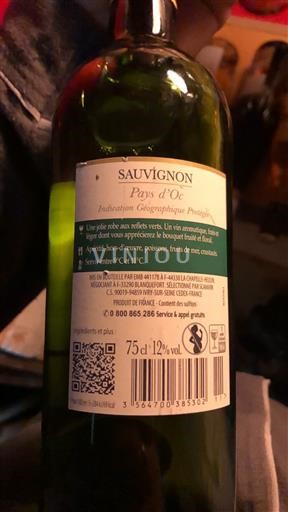 Languedoc a Roussillon Pays d'Oc Sauvignon 2023