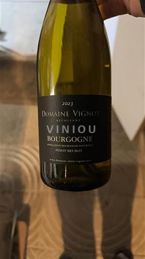 Bourgogne Domaine Vignot Pinot Beurot 2023