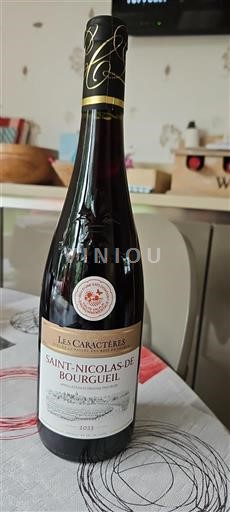 Loire-dalen Saint-Nicolas-De-Bourgueil Vins de la Vallée des Rois de France Les Caractères 2023