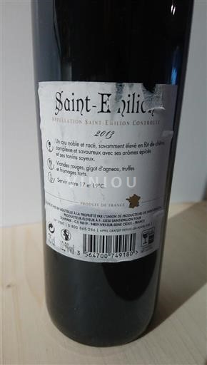 Bordeaux Saint-Émilion Union de Producteurs de Saint-Emilion 2013