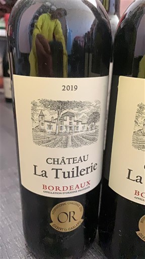 Bordeaux Château La Tuilerie 2019