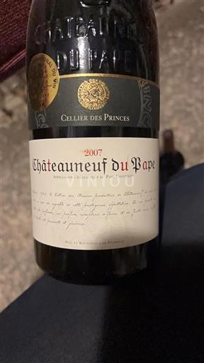 Thung lũng Rhône Châteauneuf-du-pape Cellier des Princes 2007