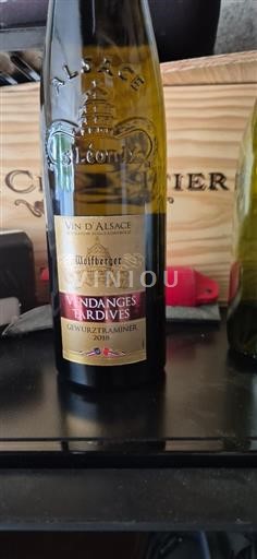 Alsace Wolfberger Vendanges Tardives 2018