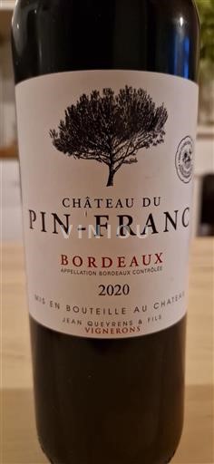 Bordeaux Château Pin-Franc 2020