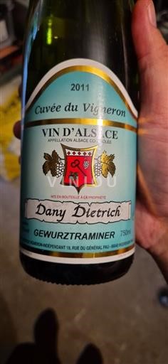 Alsace Dany Dietrich du Vigneron 2011