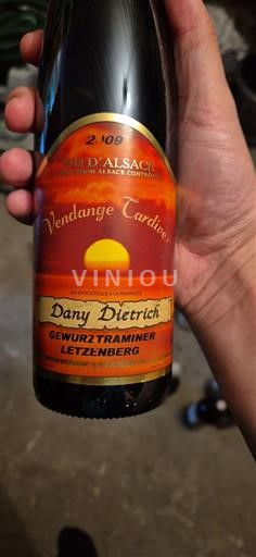 Alsace Grand Cru Dany Dietrich Letzenberg 2009