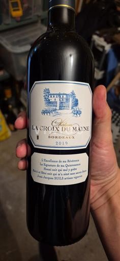 Bordeaux Château La Croix du Mayne 2019