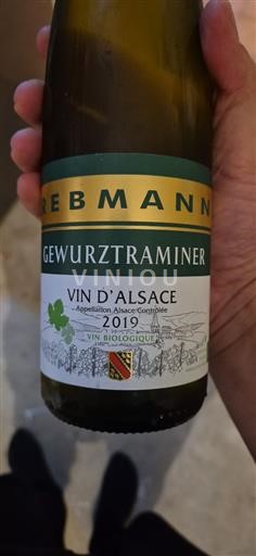 Alsace Grand Cru Domaine Rebmann Gewurztraminer 2019