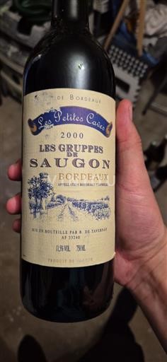 Bordeaux Les Gruppes de Saugon Les Petites Caves 2000