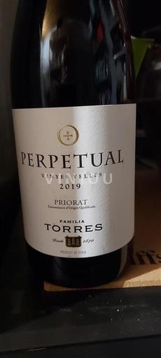 Catalonia Priorat Familia Torres Perpetual Vinyes Velles 2019