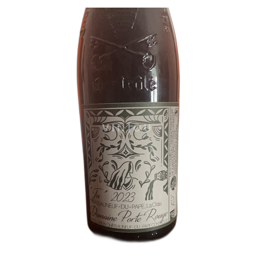 Vin Rouge sec Fu Domaine Porte Rouge 2023 France Vallée du Rhône Châteauneuf-du-pape AOC