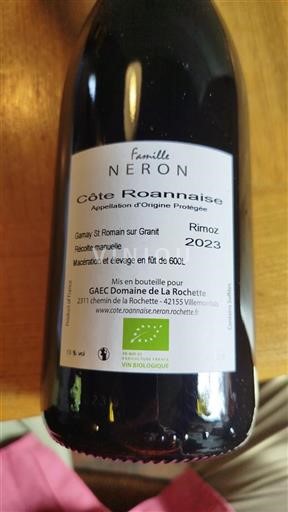 Loire Valley Côte Roannaise Famille Néron Rimoz 2023