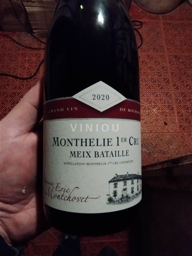 Bourgogne Ikke specificeret Premier Cru Domaine Eric Montchovet Meix Bataille 2020