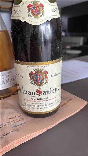 Bourgogne Ikke specificeret Premier Cru Domaine Jacques Thevenot Du Milieu 2009