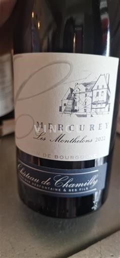 Borgogna Mercurey Château Chamilly Les Monthelons 2022