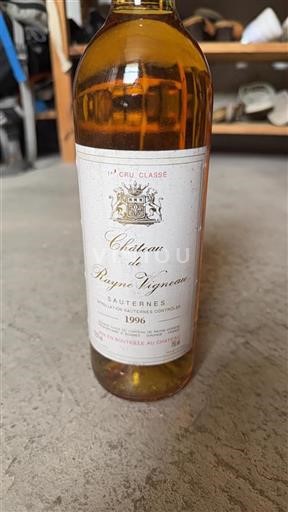 Bordéus Sauternes Premier Cru Rayne Vigneau 1996