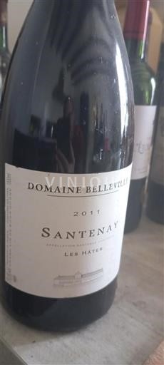 Burgundija Santenay Domaine Belleville Les Hâtes 2011
