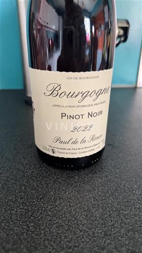 Borgonha Paul de la Ronce 2022