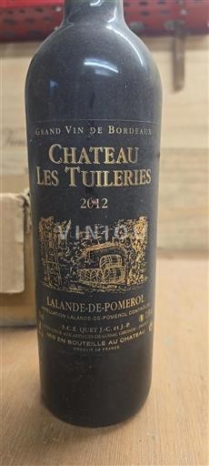 Burdeos Lalande-de-Pomerol Château Les Tuileries 2012