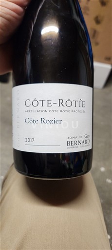 Thung lũng Rhône Côte-rôtie Domaine Guy Bernard Côte Rozier 2017
