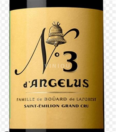 Bordeaux Saint-Émilion Grand Cru Grand Cru Angélus N%c2%b03 d%27Ang%c3%a9lus Ikke årgangsbestemt