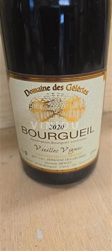 Loiredalen Bourgueil Domaine Des Géléries Vieilles Vignes 2020