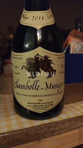 Burgundsko Chambolle-Musigny Philippe Leclerc 2011
