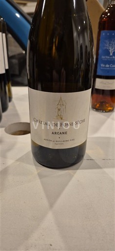 Valle della Loira Saumur Château Fosse-Sèche Arcane 2016