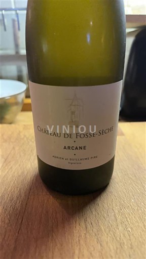 Loire Valley Saumur Château Fosse-Sèche Arcane 2016