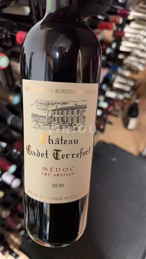 Bordeaux Médoc Cru Artisan Château Gadet Terrefort 2020