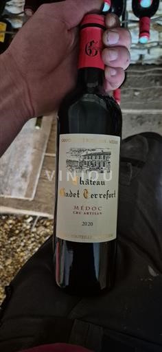 Bordeaux Médoc Cru Artisan Château Gadet Terrefort 2020