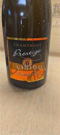 Champaña Champán Vincent B Prestige Sin añada