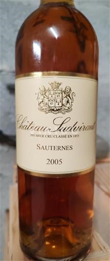 Burdeos Sauternes Château Suduiraut 2005