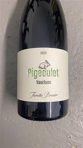 Provence, hạ lưu Rhône, Corse Vaucluse Famille Brunier Pigeoulet 2023