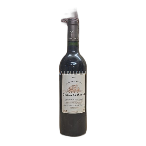 Vin Rouge sec Château St-Bernard 2014 France Bordeaux Bordeaux supérieur AOC