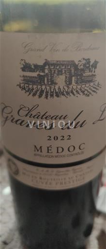 Bordeaux Médoc Château Graves du Prieuré Prestige 2022