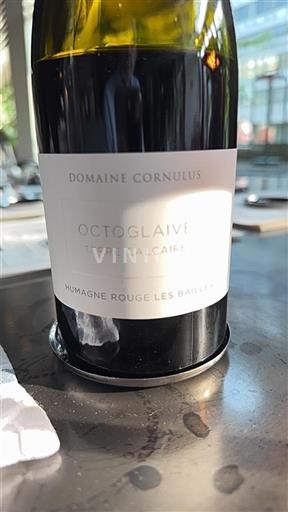 Wallis Humagne Rouge Domaine Cornulus Octoglaive Terre Calcaire 2022