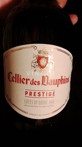 Vale do Ródano Côtes-do-Ródano Cellier des Dauphins Prestige 2018