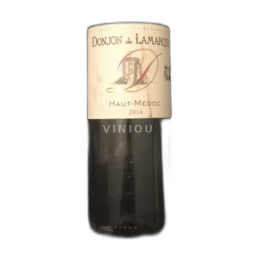 Vin Rouge sec Donjon de Lamarque 2014 France Bordeaux Haut-Médoc AOC