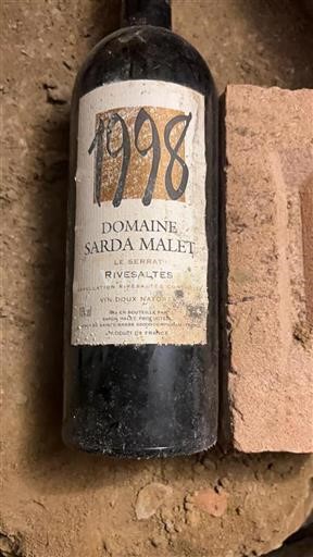 Roussillon Rivesaltes Domaine Sarda Malet Le Serrat 1998