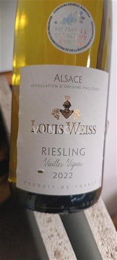 Alsace Grand Cru Louis Weiss Vieilles Vignes 2022